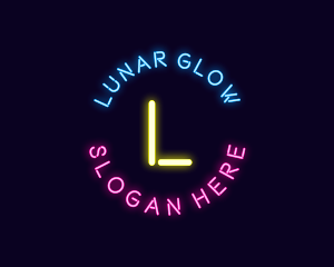 Neon Music Bar logo design