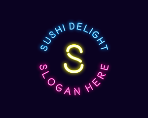 Neon Music Bar logo design