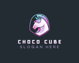 Unicorn Glasses Gamer Logo