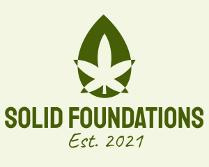 Liquid - Cannabis Oil Extract logo design