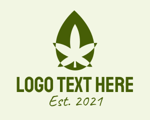 Cannabis - Cannabis Oil Extract logo design