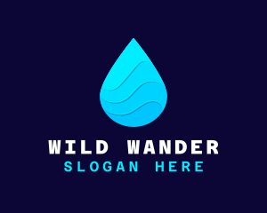 Water Sanitizer Drop Logo