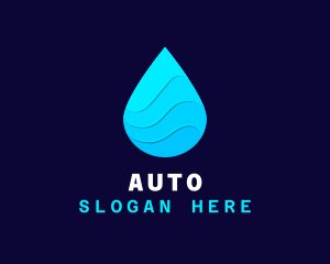 Water Sanitizer Drop Logo