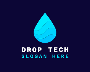 Drop - Water Sanitizer Drop logo design