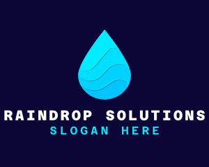 Drop - Water Sanitizer Drop logo design