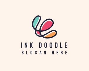 Stylish Studio Doodle logo design