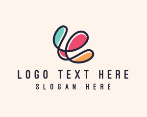 School - Stylish Studio Doodle logo design