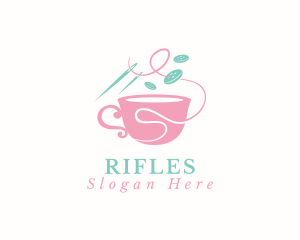 Sewing Cup Needle Logo