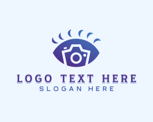 Camera Lens - Camera Eye Lens logo design