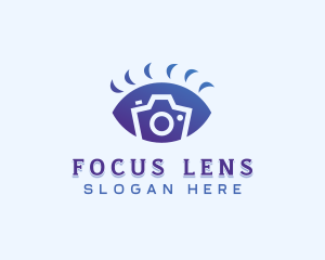 Camera Eye Lens logo design