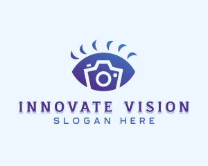 Camera Eye Lens logo design