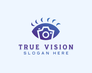 Camera Eye Lens logo design