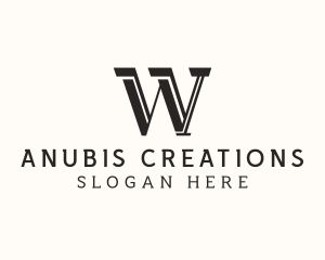 Masculine Serif Business logo design