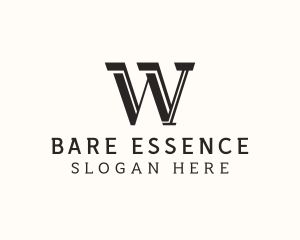 Masculine Serif Business logo design