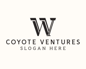 Masculine Serif Business logo design