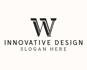 Masculine Serif Business logo design