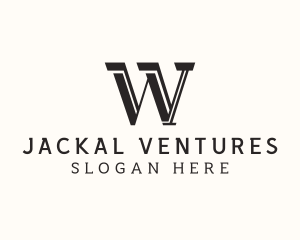 Masculine Serif Business logo design