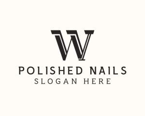 Masculine Serif Business logo design