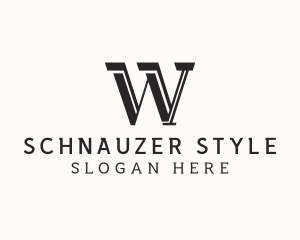 Masculine Serif Business logo design