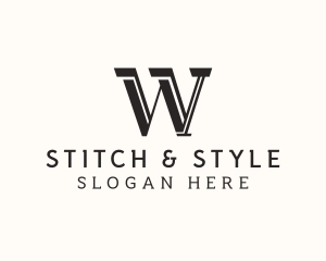 Masculine Serif Business logo design