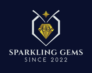 Diamond Jewelry Mining  logo design