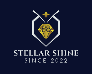 Diamond Jewelry Mining  logo design