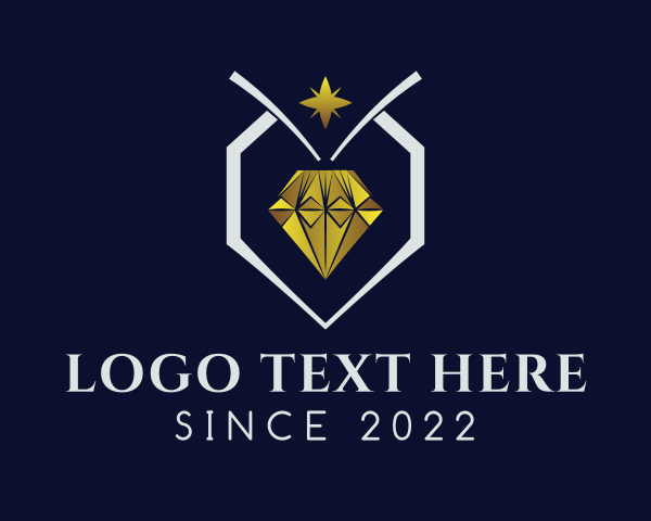 Discover - Diamond Jewelry Mining logo design