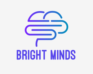 Science - Human Brain Neurologist logo design