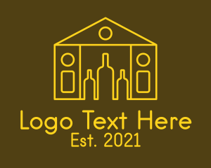 Alcohol - Golden Liquor House logo design