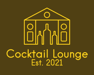 Golden Liquor House  logo design