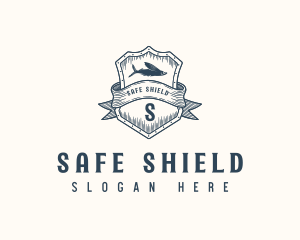 Flying Fish Shield logo design