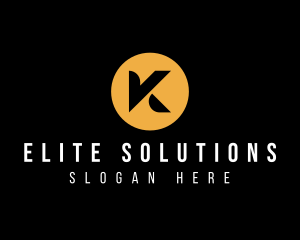 Corporate - Circle Startup Corporate Letter K logo design