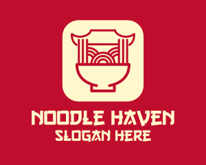 Noodle - Noodle House Mobile App logo design