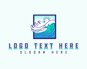 Tide - Tsunami Ocean Wave logo design