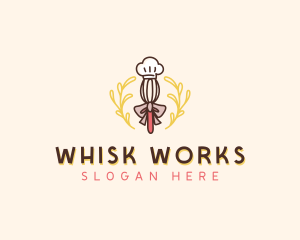 Chef Whisk Baking logo design