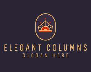 Elegant Royal Crown logo design