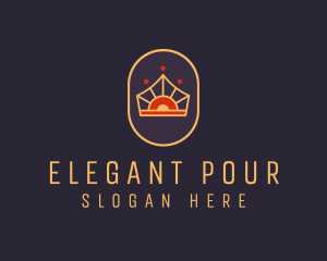 Elegant Royal Crown logo design