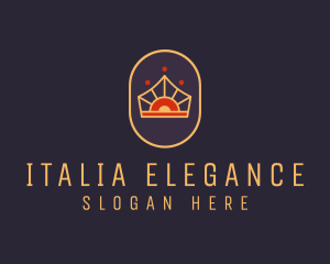 Elegant Royal Crown logo design