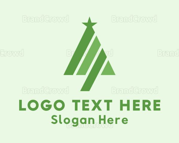 Holiday Christmas Tree Logo