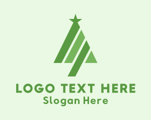 Holiday Christmas Tree Logo