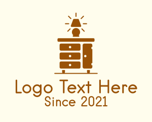 Home Furniture - Light Lamp Dresser logo design