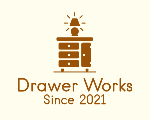 Drawer - Light Lamp Dresser logo design