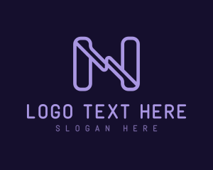 Business - Technology Brand Letter N logo design