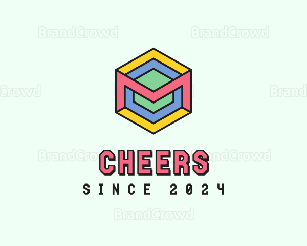 Colorful 3D Cube Logo