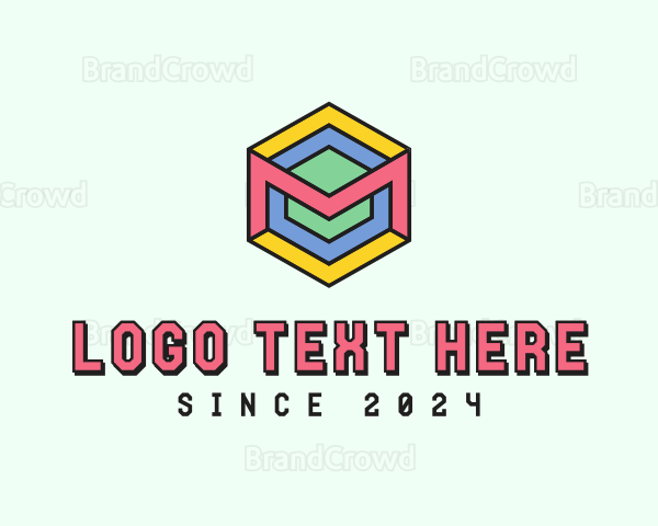 Colorful 3D Cube Logo