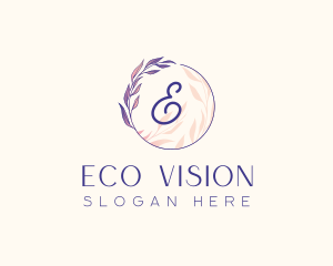 Cosmetics Leaf Beauty logo design