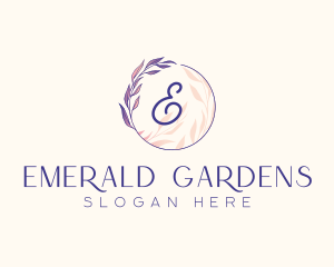 Cosmetics Leaf Beauty logo design