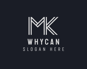 Vc Firm - Generic Modern Business Letter MK logo design