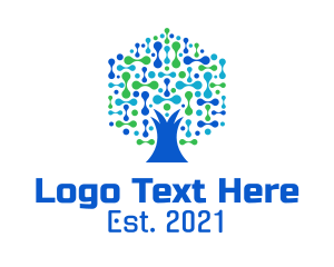 Database - Digital Tree Database logo design
