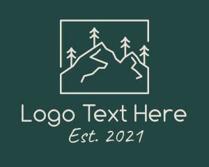 Minimalist - Minimalist Mountain Peak logo design